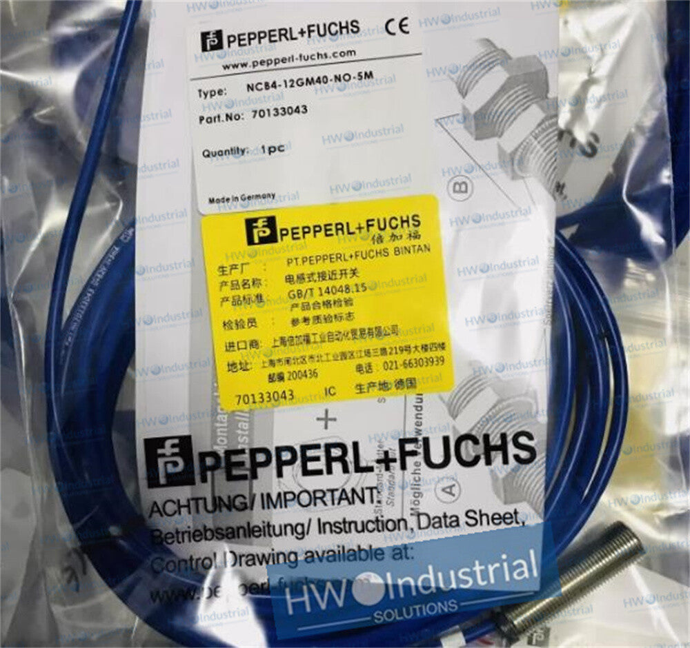 1/piece NCB4-12GM40-NO-5M NCB4-12GM40-N0-5M Sensor for P+ F Proximity Switch