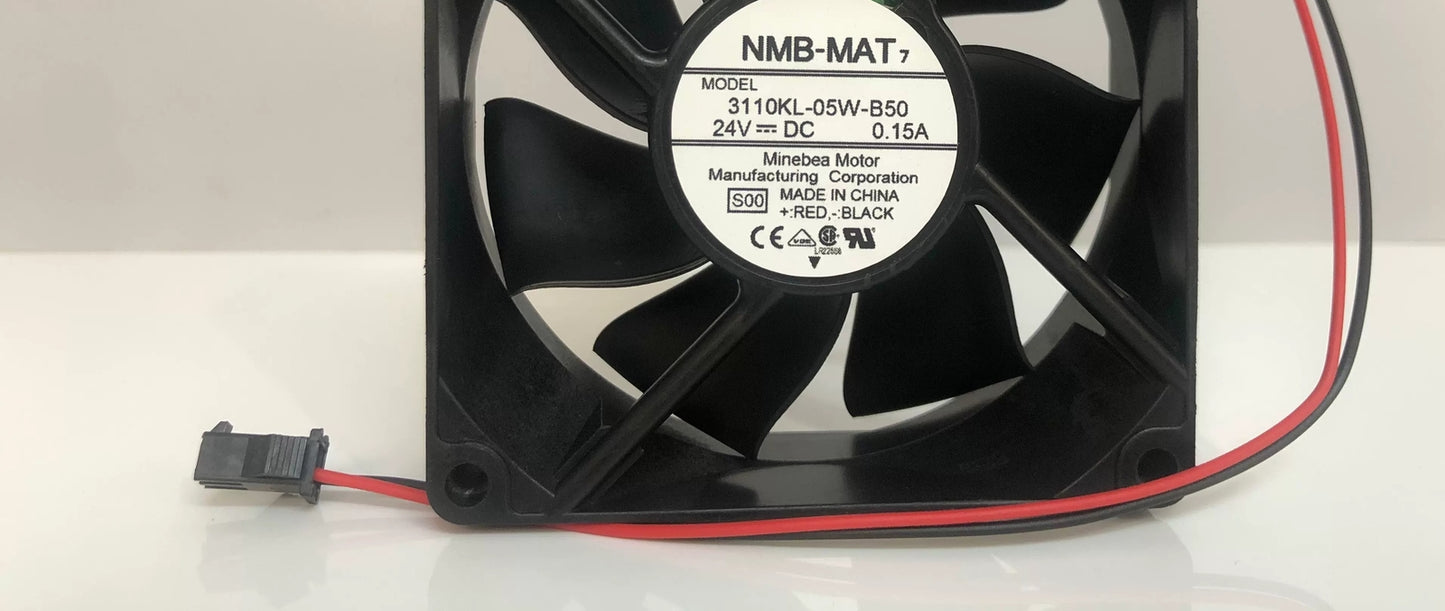 NMB 3110KL-05W-B50 24V 0.15A 8CM 8025 2-wire inverter cooling fan