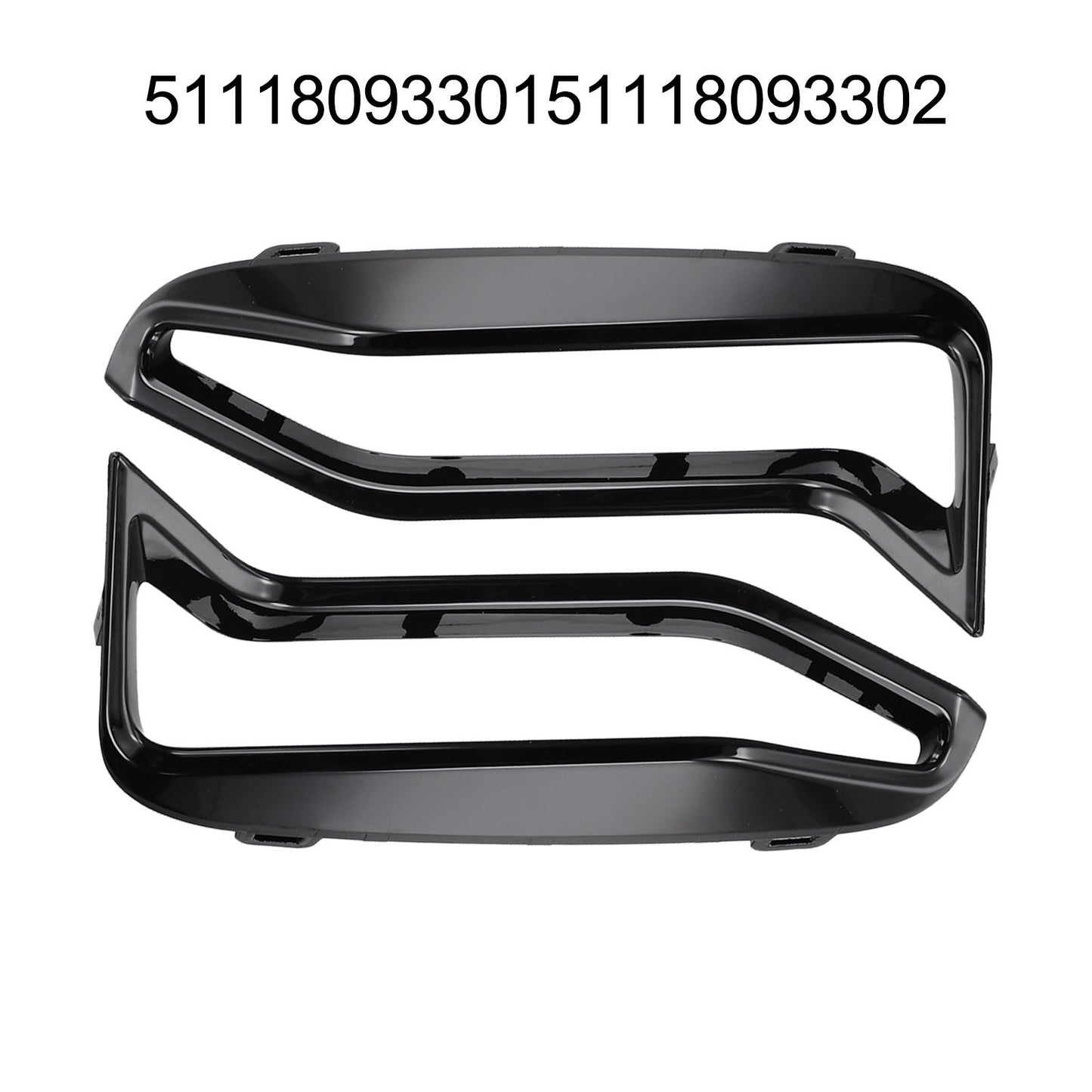 Bumper Side Grille Front Bumper Trim Car Maintenance High-quality Materials