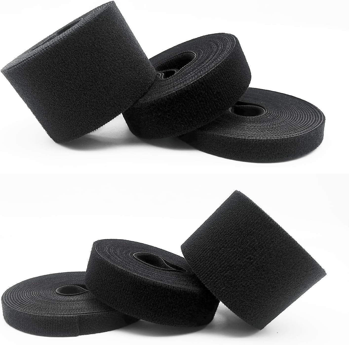 Hook and Loop Straps, 2" Wide x 8' Long, Cut to Length, Heavy Duty for Cables