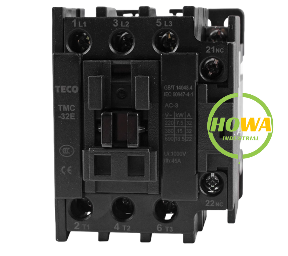 1PC  TECO AC contactor TMC-32E voltage AC220V