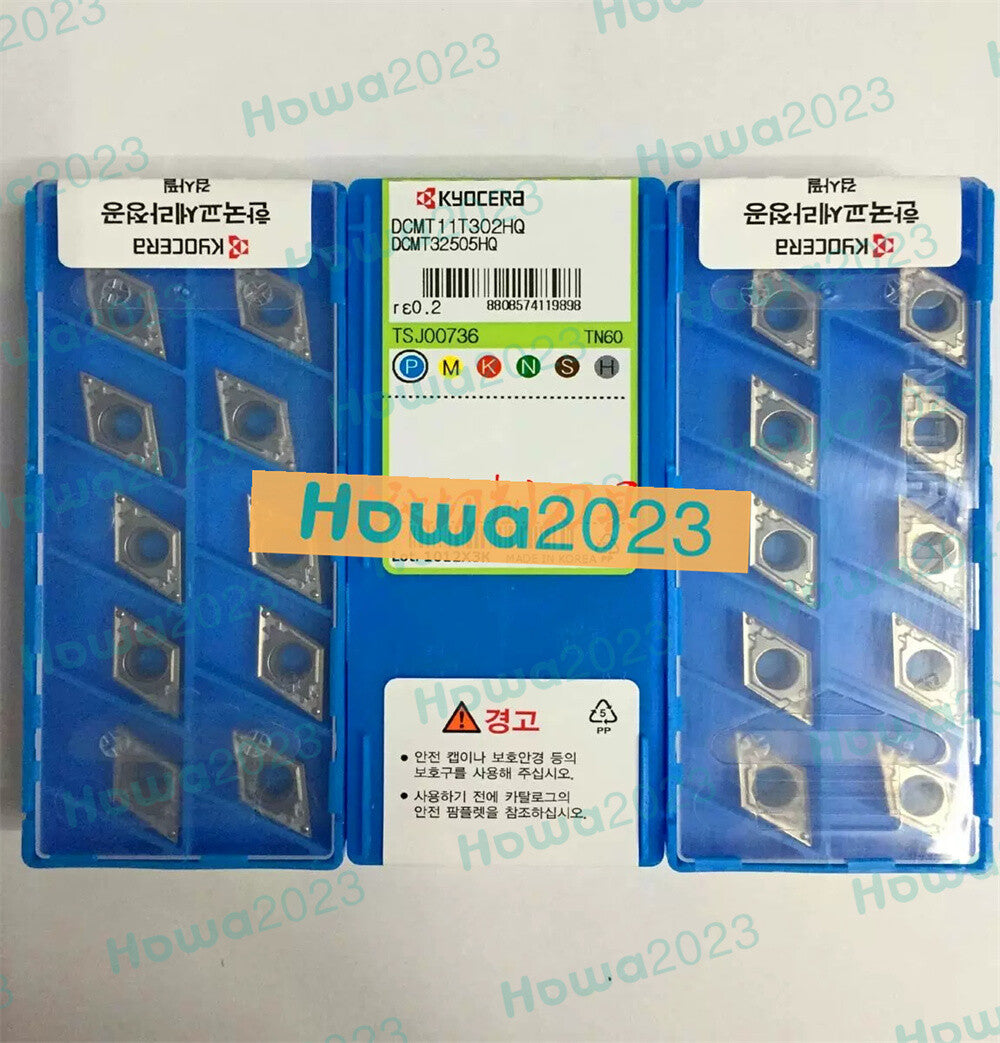 10pcs/Box Kyocera DCMT11T302-HQ TN60 DCMT32505HQ Turning Blade Carbide Insert