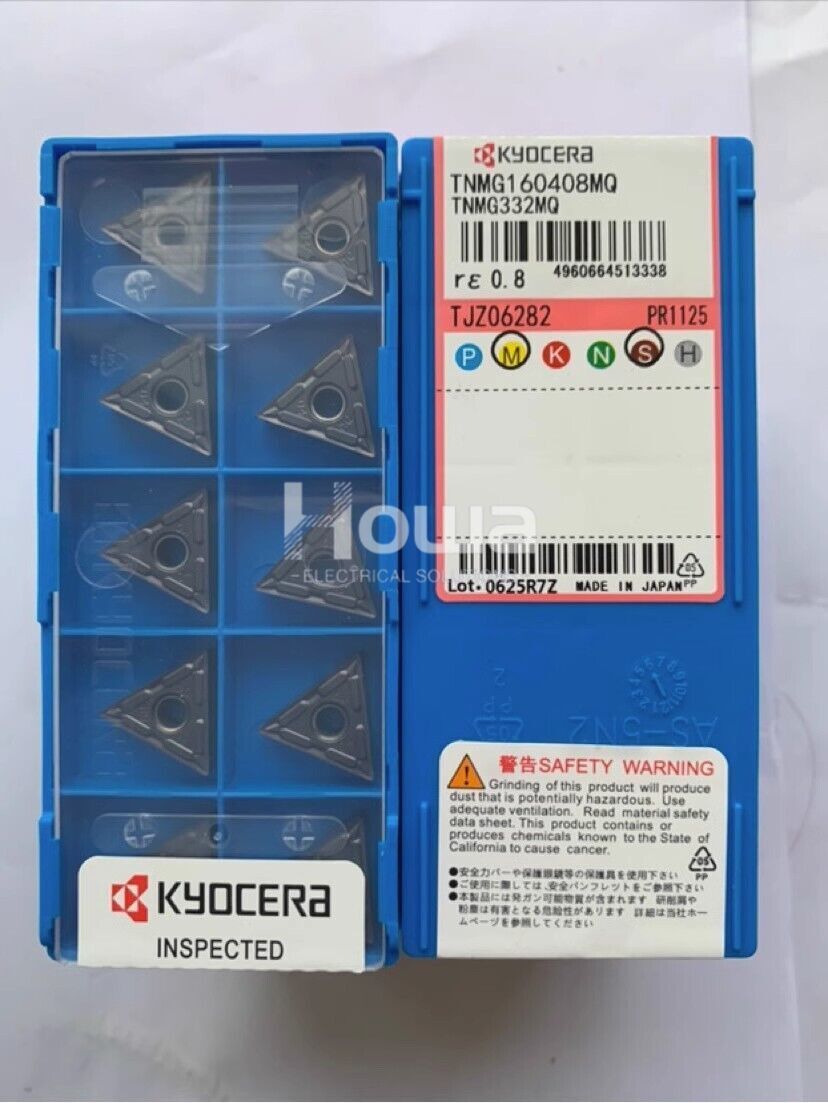 10pcs/Box Kyocera TNMG160408-MQ PR1125 TNMG332MQ Carbide Inserts Turning Blade