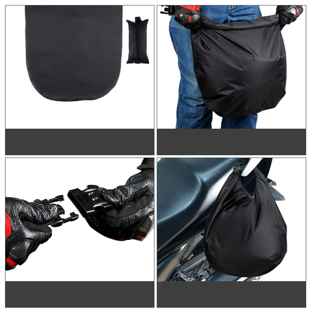 Sleek Design Waterproof Motorcycle Helmet Backpack with Locking System