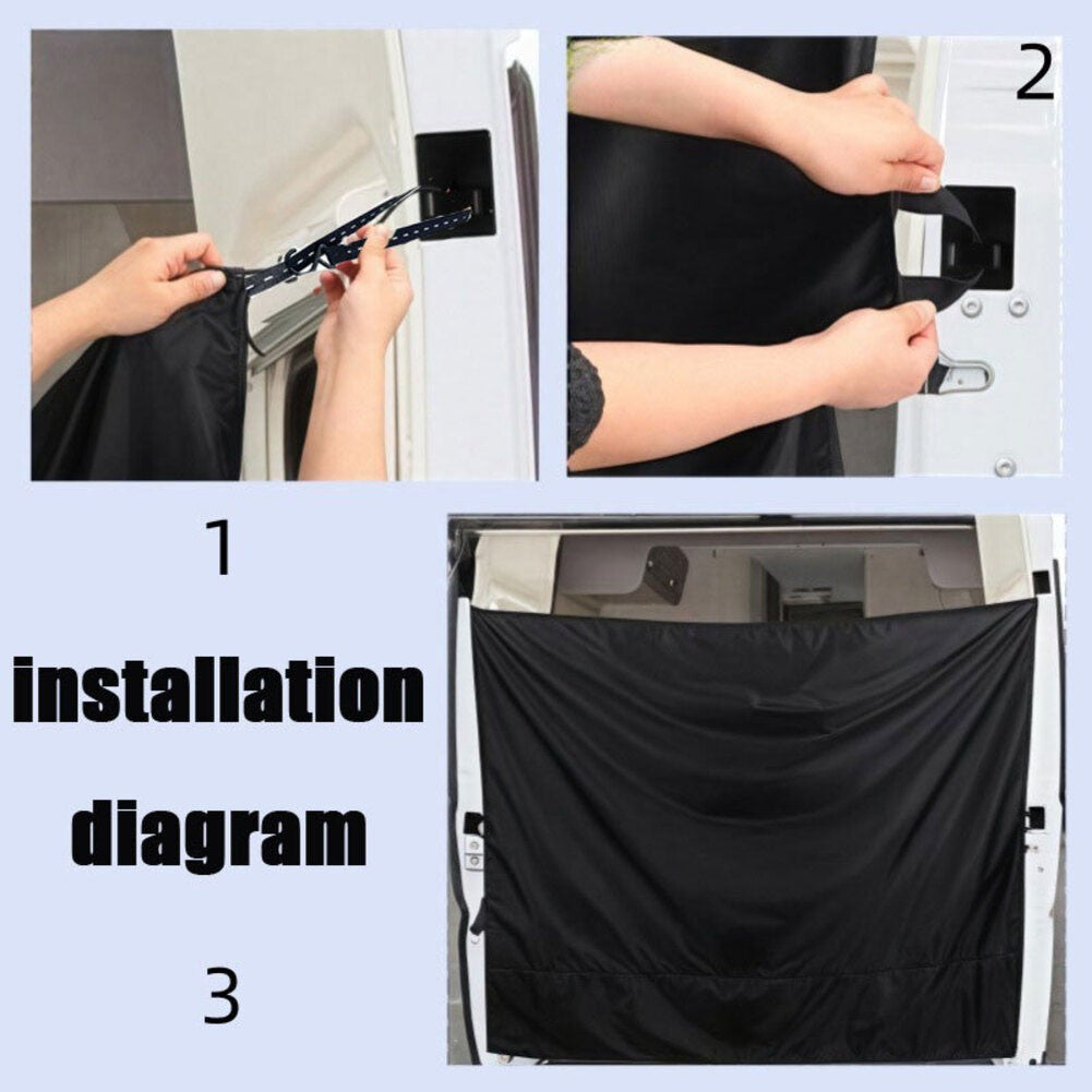 Camper Door Curtain Gentle Breeze Allowance Light Brightness Variation