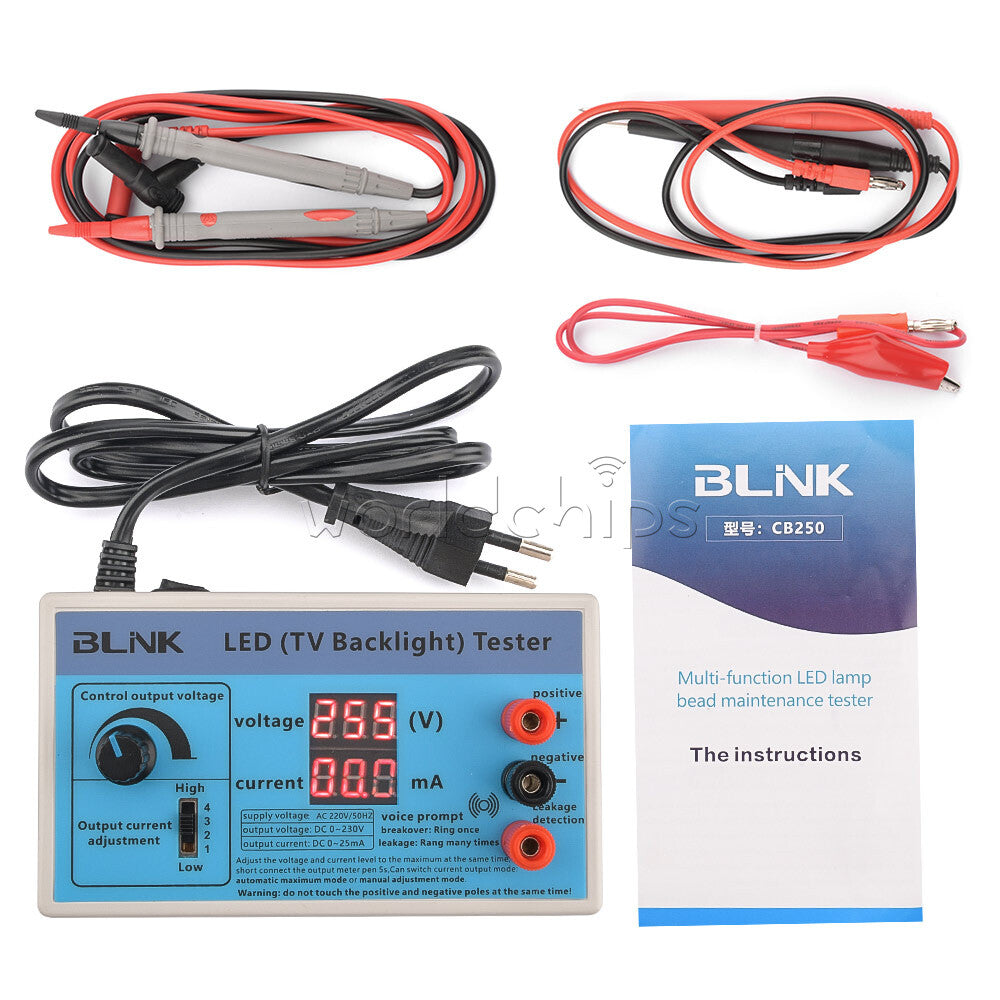 Adjustable LED Tester LED TV Brightness Backlight Lamp Tester Bead Repair Tools