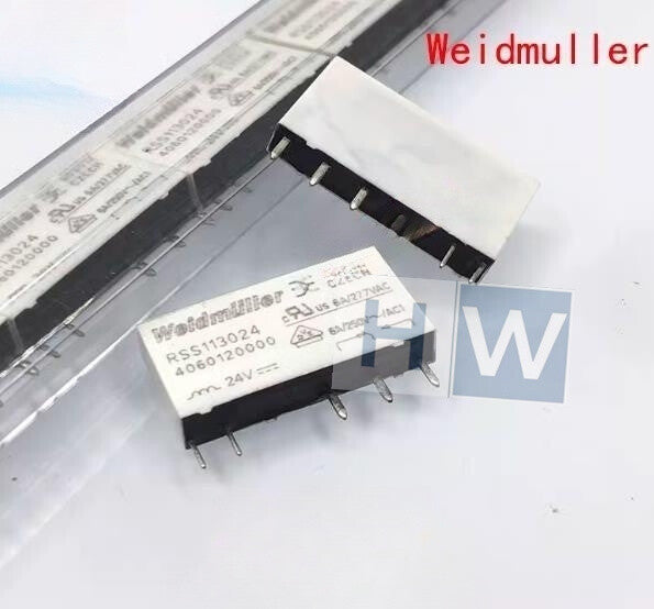 5Pcs  Weidmuller RSS113024 Relay 5-pin 6A 24VDC