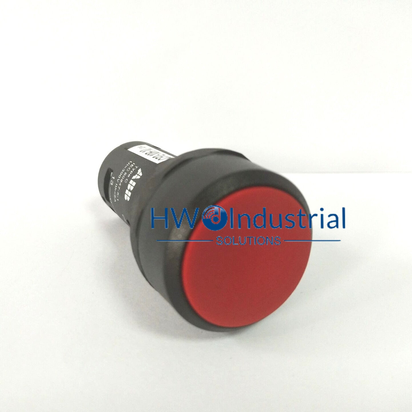 2PC  ABB Self-locking Flat Head Button CP2-10R-10 Red 1 Normally Open 1NO