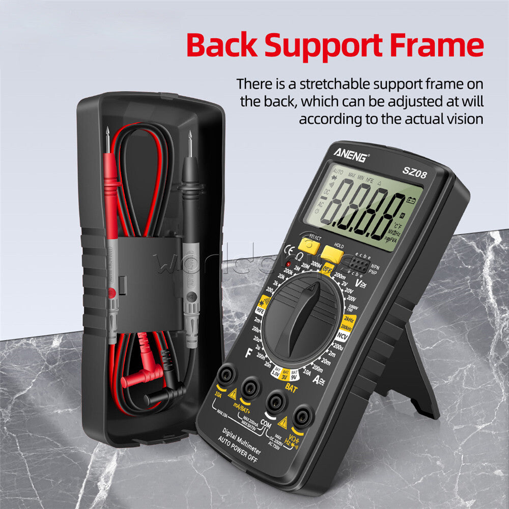 ANENG Digital Multimeter Professional Auto Voltmeter AC DC220V Resistance Tester