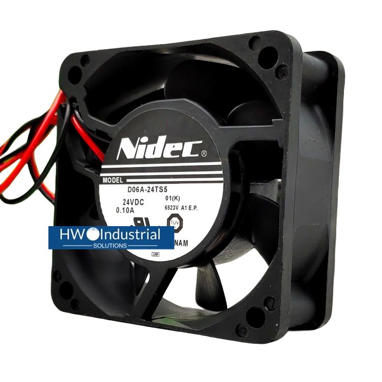 NIDEC 2-wire D06A-24TS5 01 24V 0.10A 6025 6CM inverter Cooling Fan
