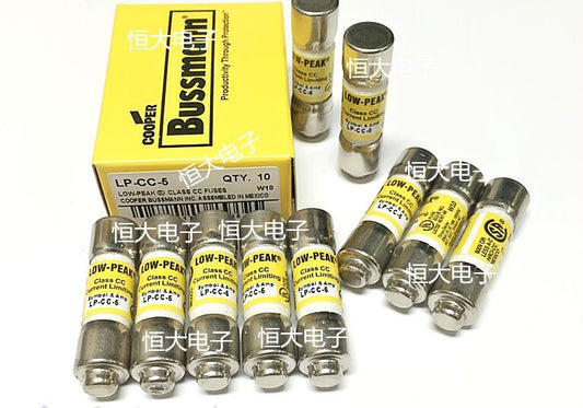 10pcs Bussmann Time Delay Fuse LP-CC-5 LPCC5 5A  free ship