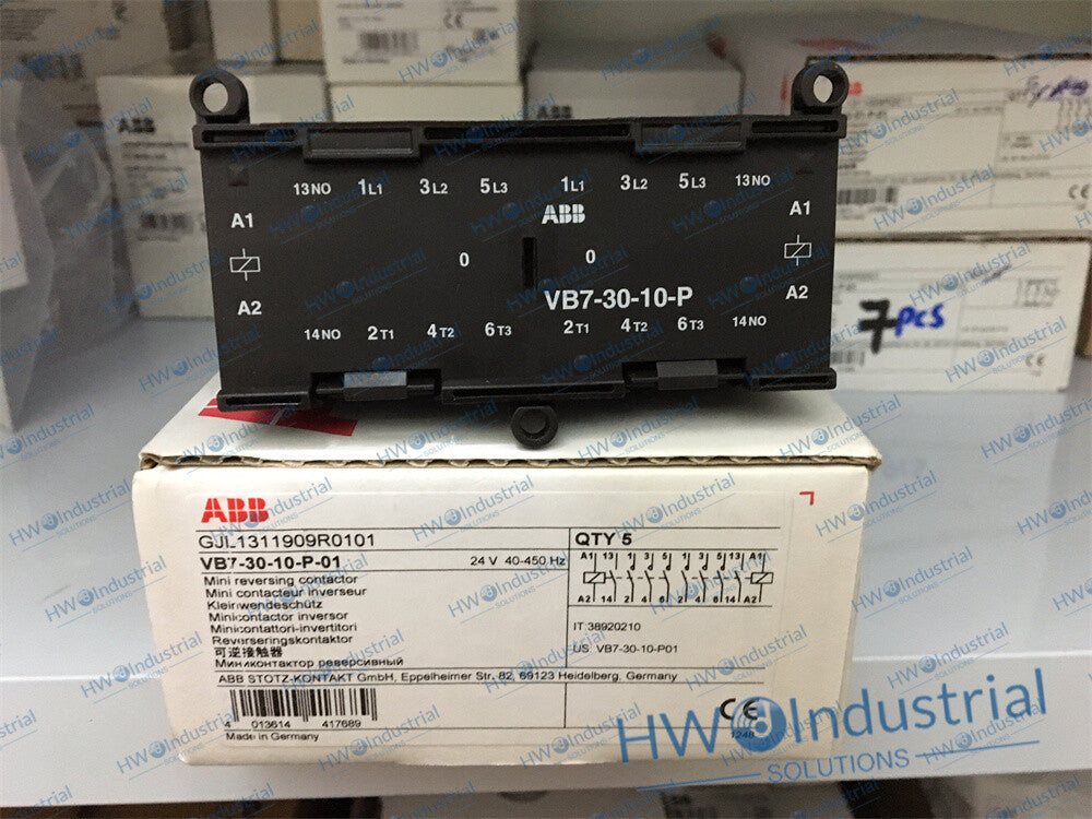 1/Piece VB7-30-10-P 24VAC ABB Miniature Contactor