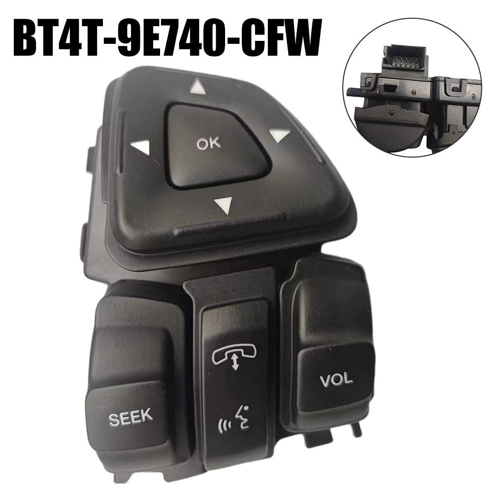 Black ABS Car Steering Wheel Switch for Ford For Edge 1115 BT4T9E740CFW