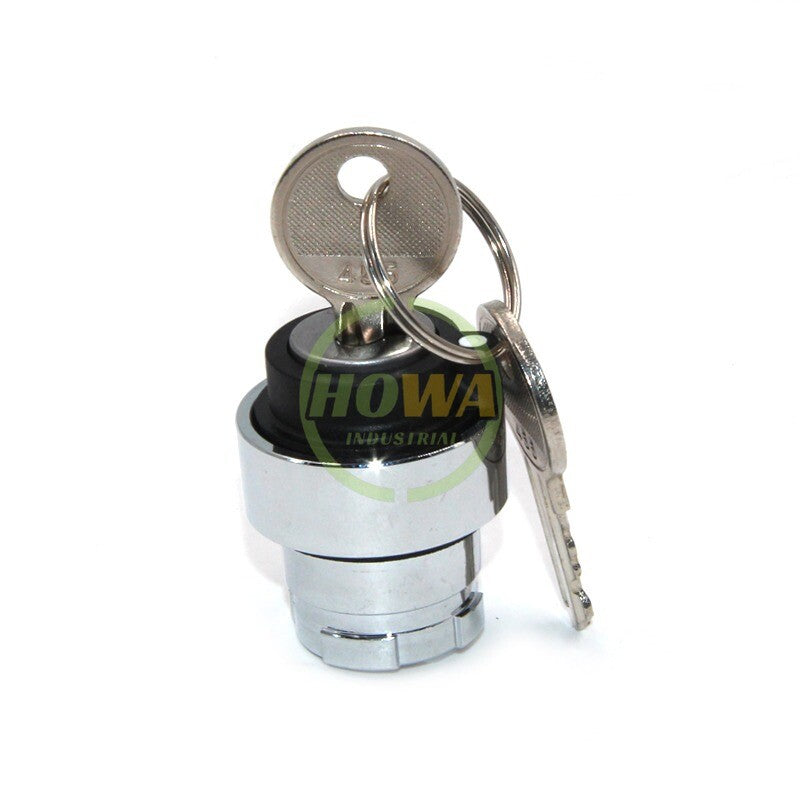 2PC 3-Gear Self-locking Key Knob Selection Button Switch ZB2BG3C ZB2-BG3C