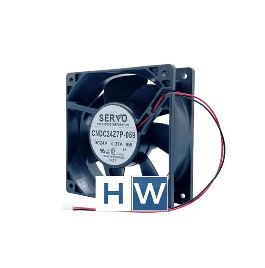 1PC SERVO CNDC24Z7P-069 2-wire 24V 0.37A 9W 120*38 12CM Cooling Fan