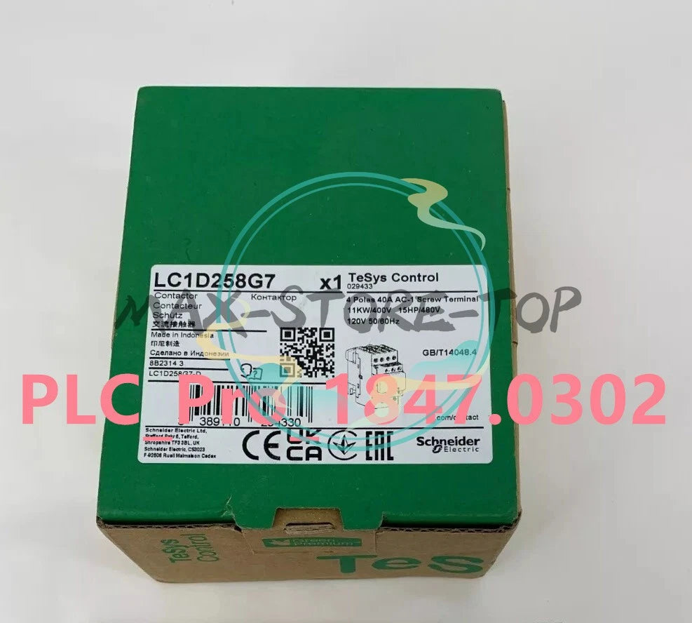 1PCS  Schneider LC1D258G7 4POLE CONTACTOR 120V 50/60HZ Fast delivery