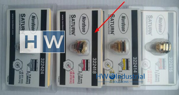 1PC Nord son Nozzle 322418 0.46mm/0.018in Hot Melt Adhesive Machine