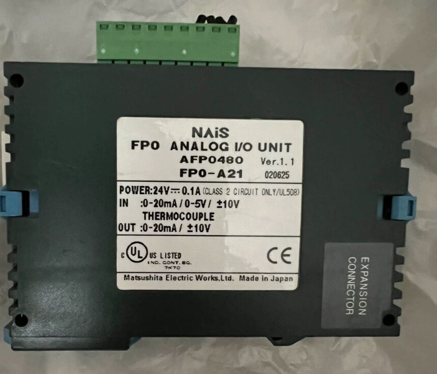 For Panasonic FP0-A21 AFP0480  Analog I/O Unit Free Shipping