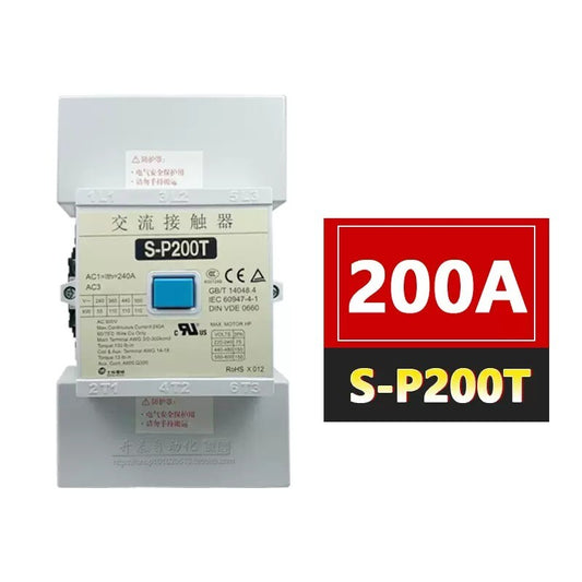 1/piece  Shihlin SP Series AC Contactor S-P200T Coil Voltage AC220V