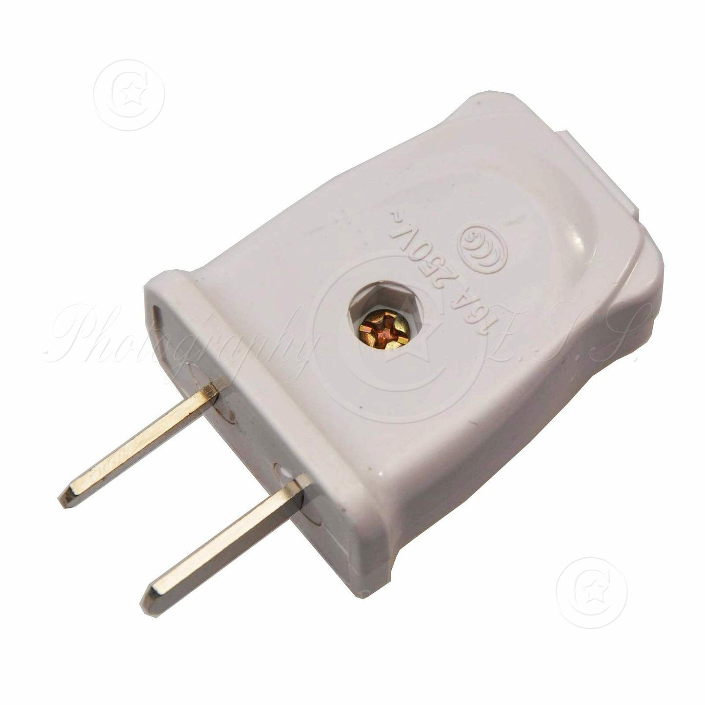 4x Adjustable 2Pin 250V/10A AU/US Plug Rewirable Power Cord Connector DIY Unit
