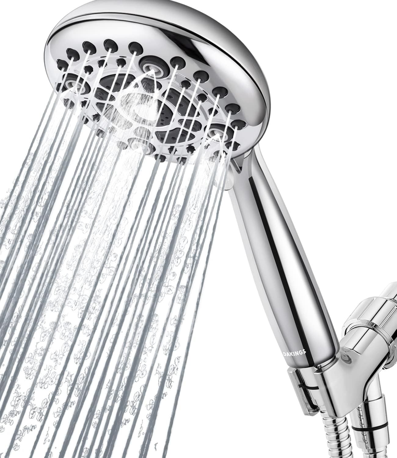 6 Spray Modes High Pressure Handheld Showerhead Set Upgraded 5 Inches Shower Hea