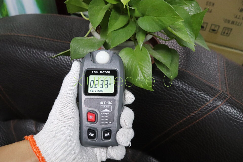 0~200,000lux Range Light Meter Illuminometer lux/fc Photometer Tester
