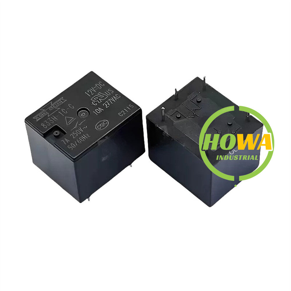 10/pieces  SONG CHUAN Power Relay 5-pin 833H-1C-C 5V 9V 12V 24VDC