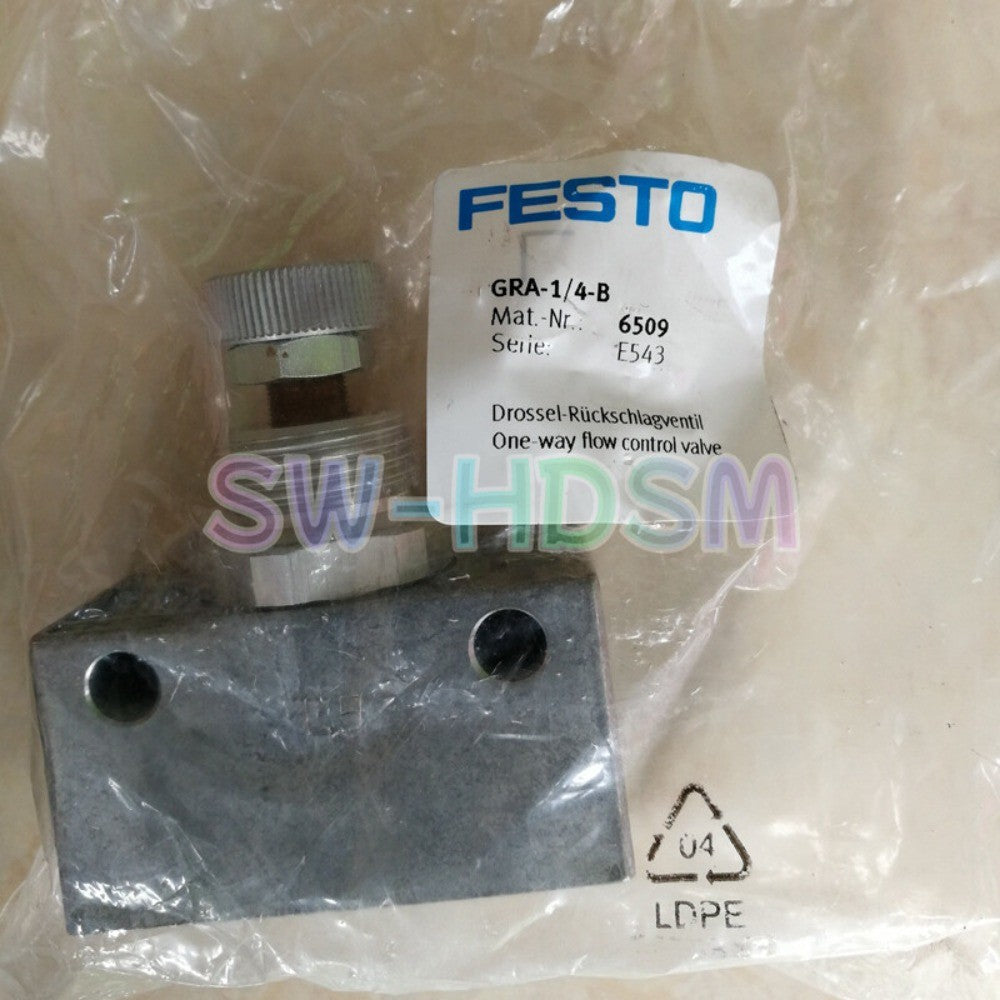 1PCS   Festo Throttle Valve GRA-1/4-B 6509 Freight Free