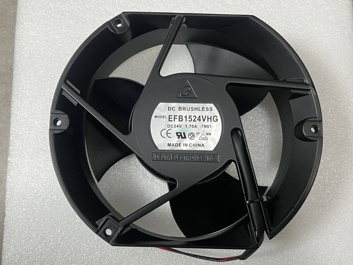 Delta EFB1524VHG 24V 17050 24V 1.70A 17CM 2-wire inverter Gale volume fan #P