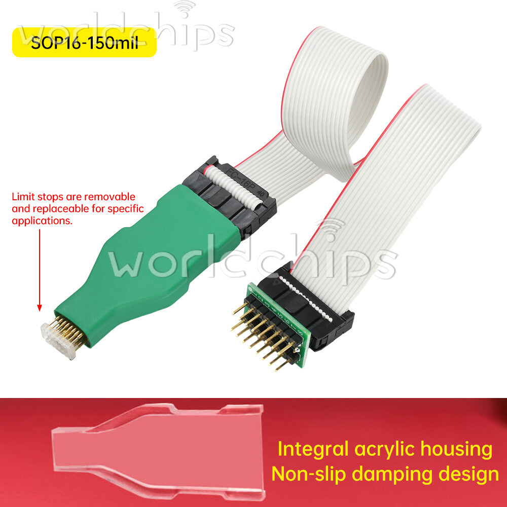 SOP14 SOP16 Chip Download Burn Read Write Test ProbeProgrammer Download Cable