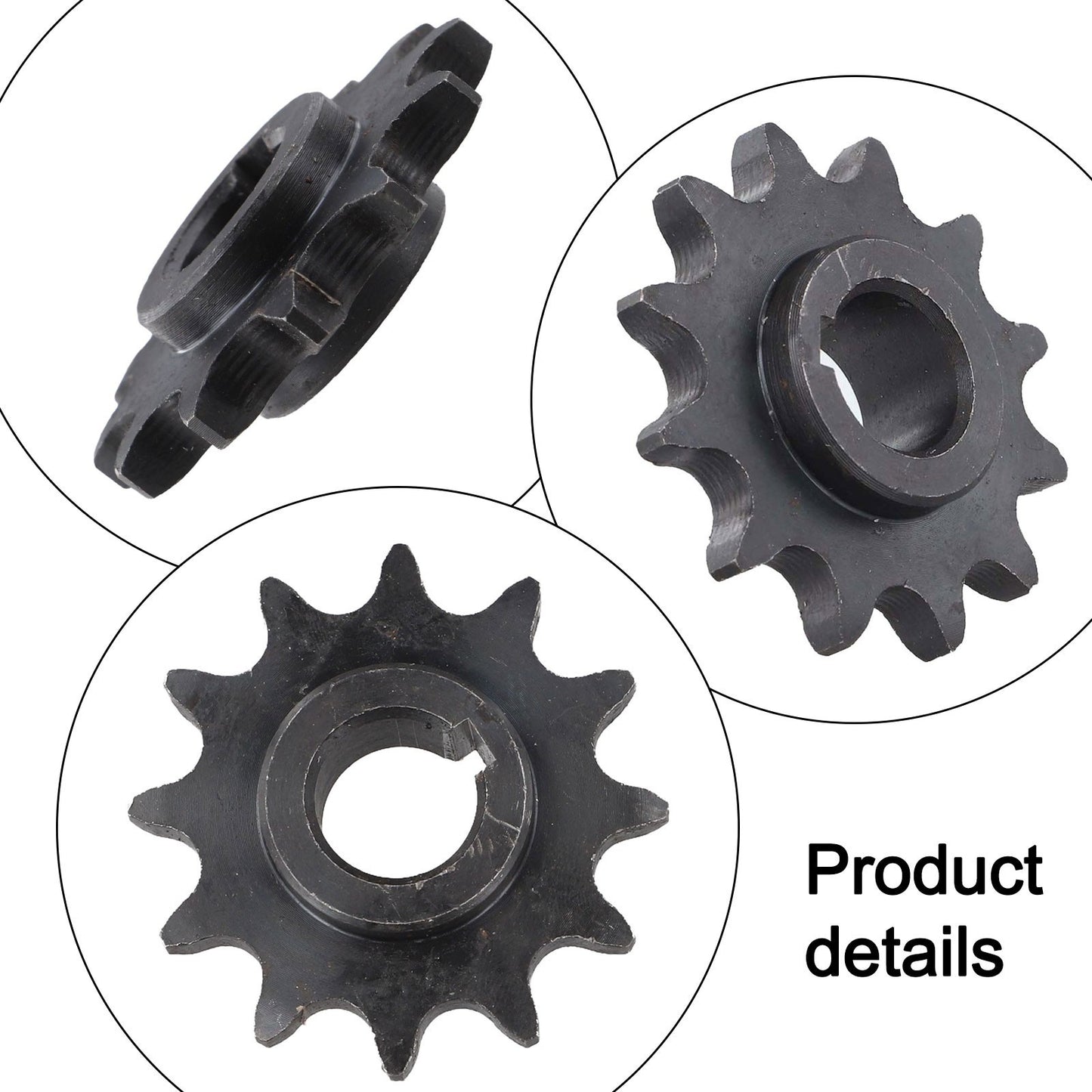 12 Tooth Sprocket for 5/8 Inches Drive Shaft Perfect for 40 41 420 Chains