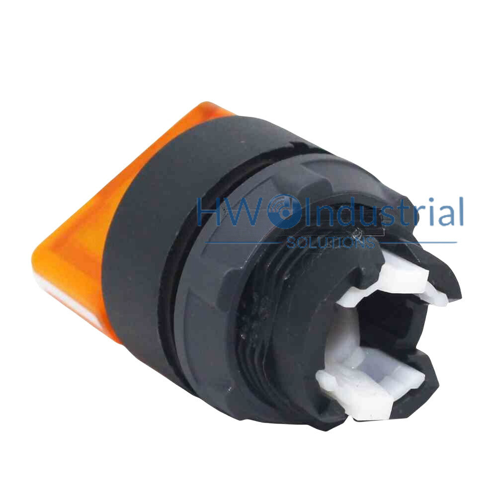 1PC Yellow Light Selection Switch Button head ZB5AK1253C ZB5-AK1253C