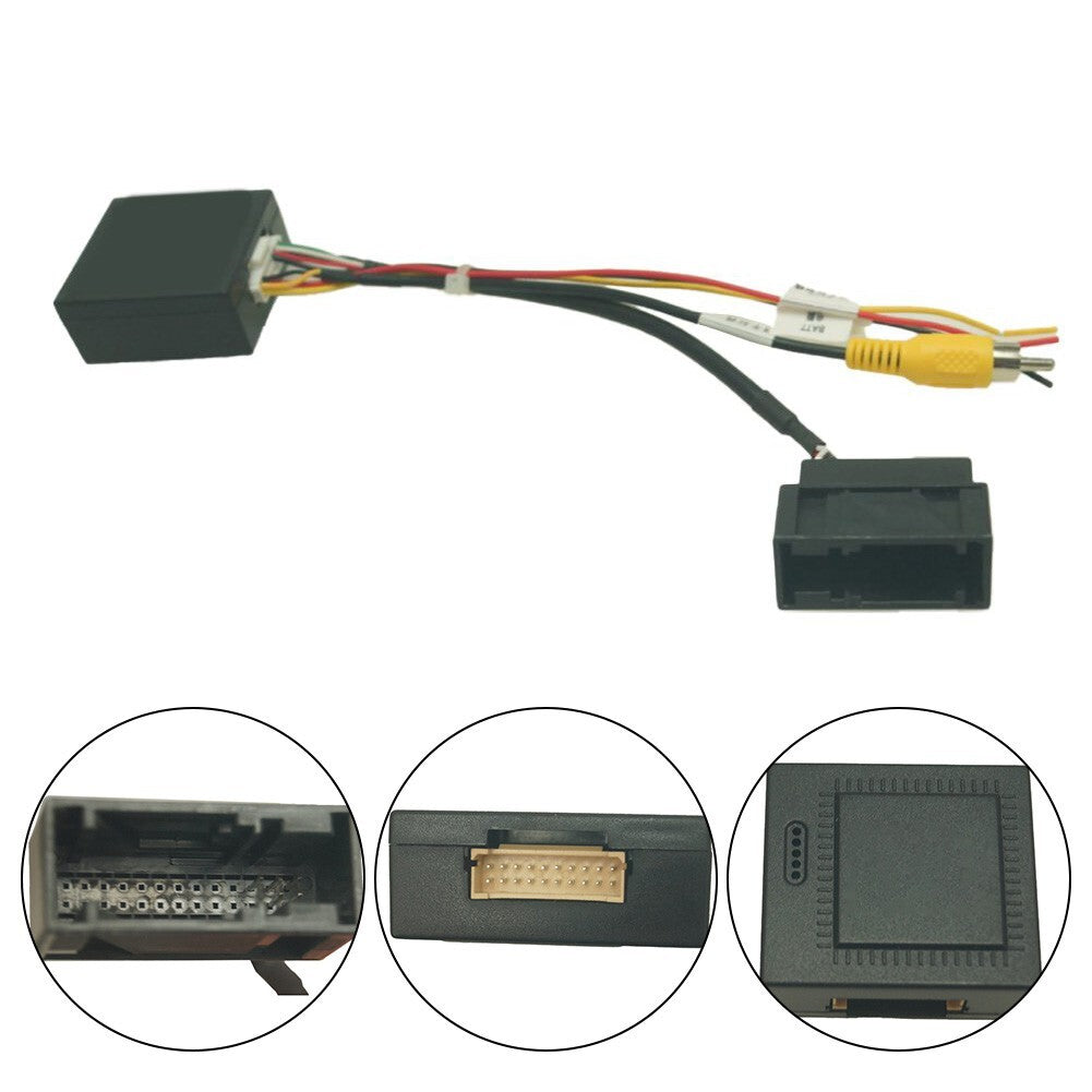 26 PIN RGB to CVBS AV Signal Converter Adapter For Rearview Camera For Passat