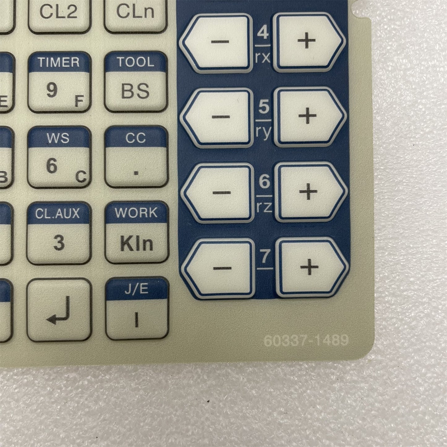 1Pc 60337-1489 keypad Button membrane film For Kawasaki robot 50817