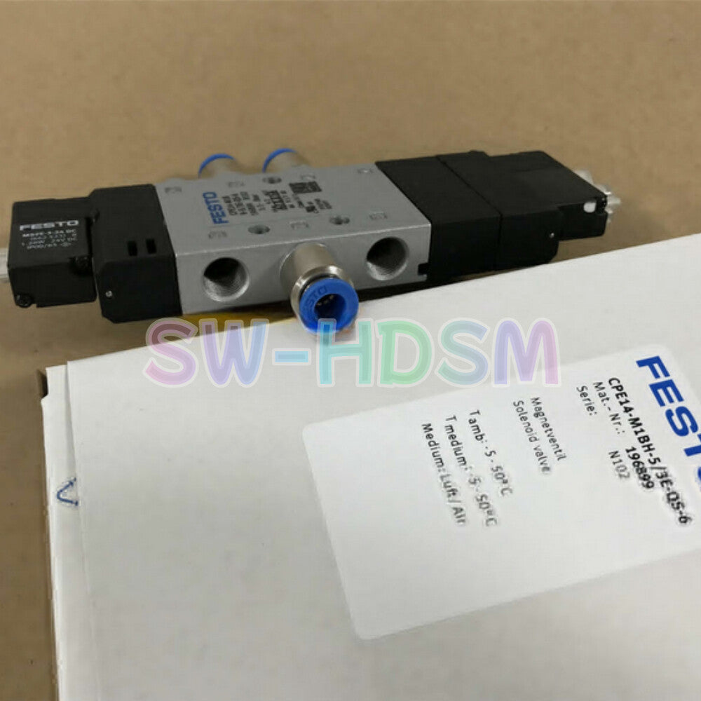 1PCS  For Festo   ones Solenoid Valve CPE14-M1BH-5/3E-QS-6