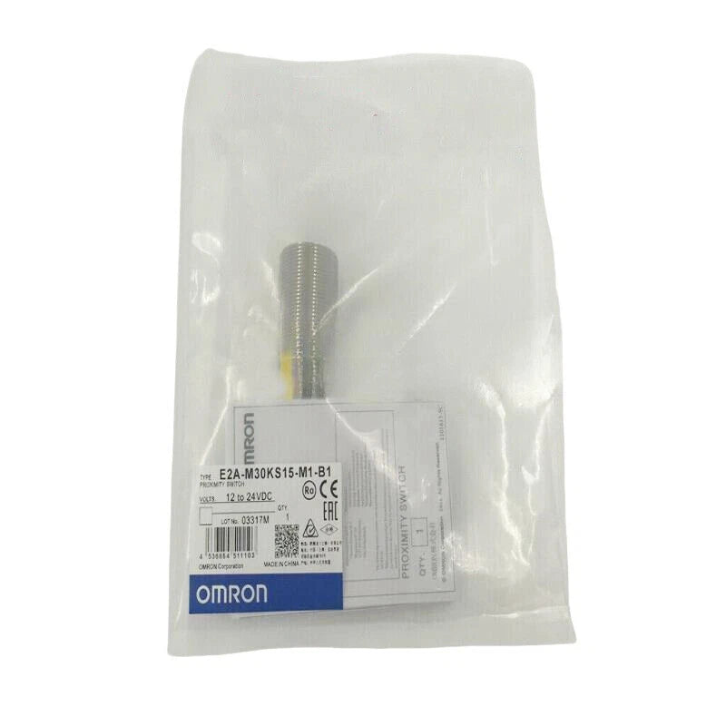1PC Omron E2A-M30KS15-M1-B1 12-24VDC Proximity Switch E2AM30KS15M1B1 #P