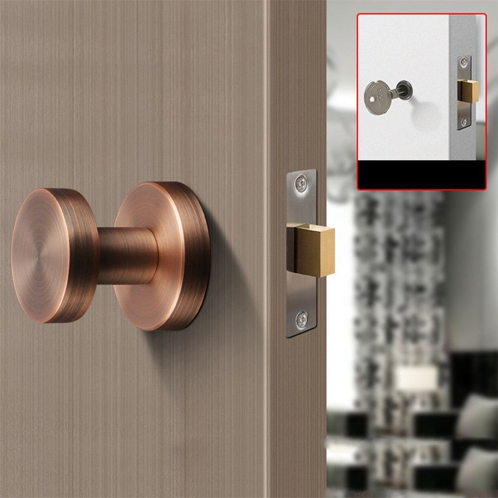 Invisible Lock for Interior Bedroom Doors with Single Side Handle Design