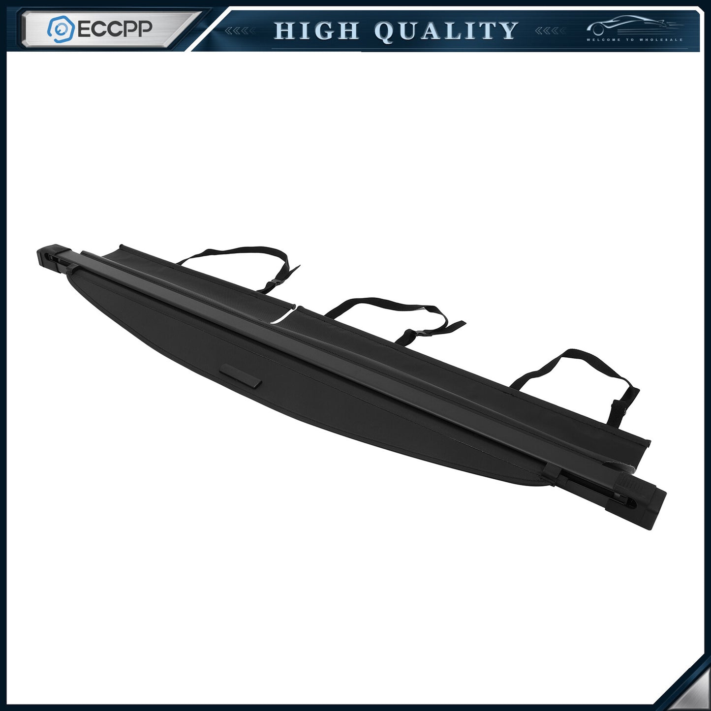 Cargo Cover Black Tonneau Retractable Security For Toyota RAV4 2006-2012 3.5L