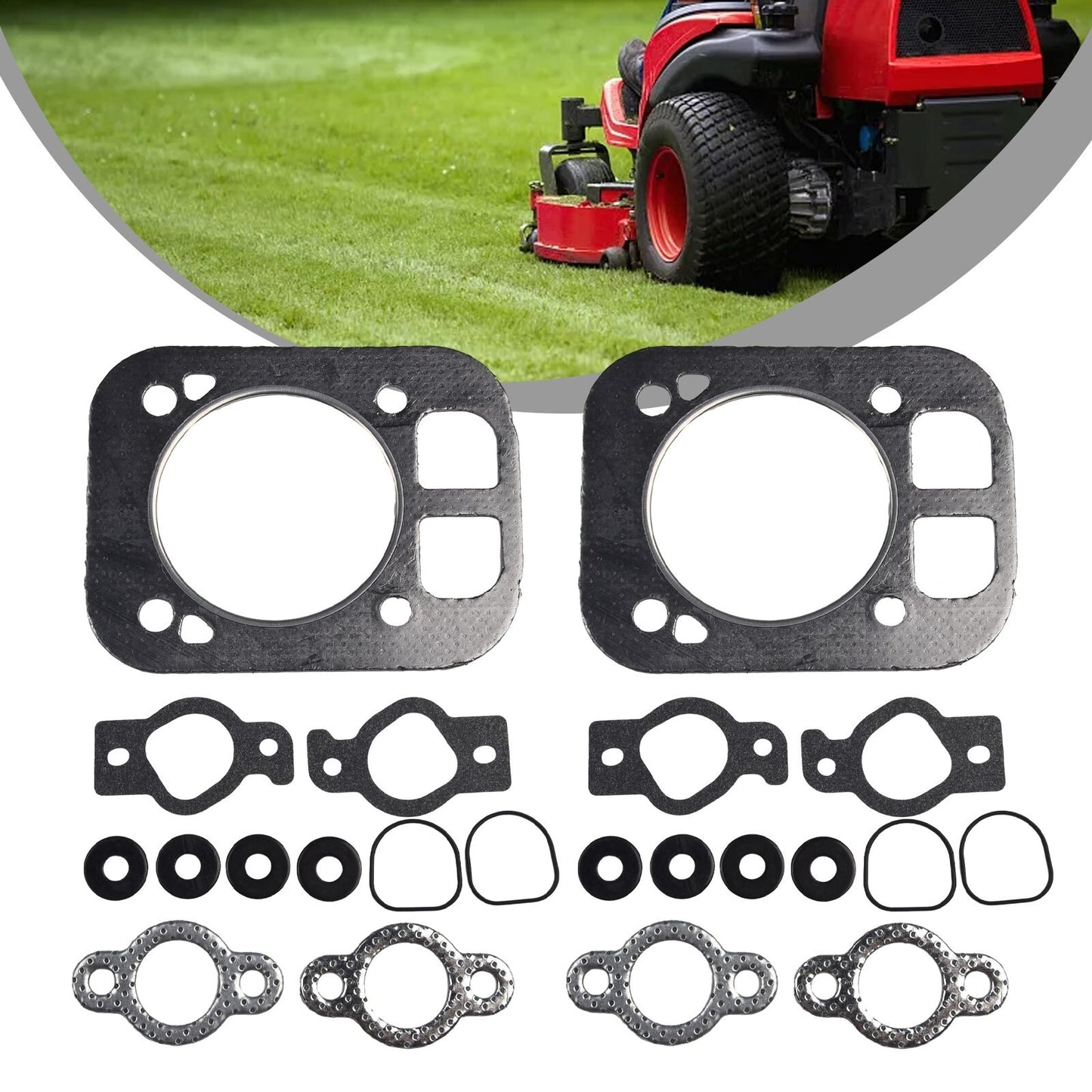 2x REPL KOHLER CYLINDER HEAD GASKET KITS 32 841 02-S ENGINE KT610 KT730 KT715