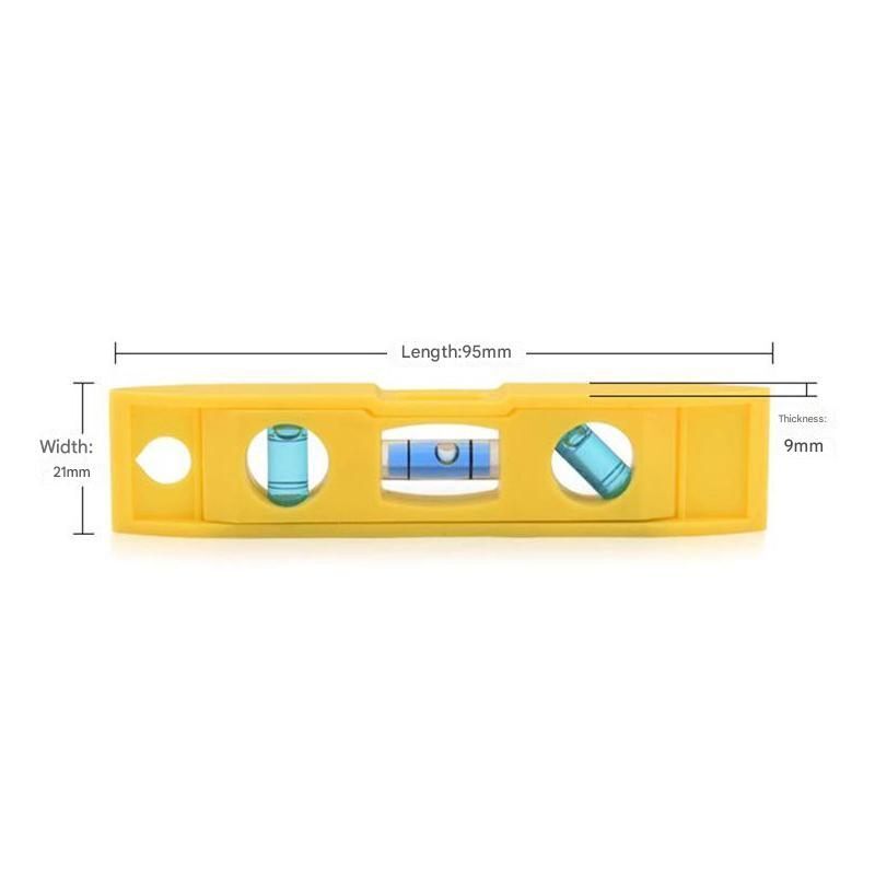 Portable Magnetic Mini Spirit Level 3in1 Angle Measurement Installation Aid Tool