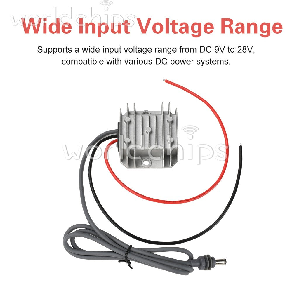 DC 12V24V to DC 30V 3.5A Power Cord Converter Boost Conversion Module Waterproof