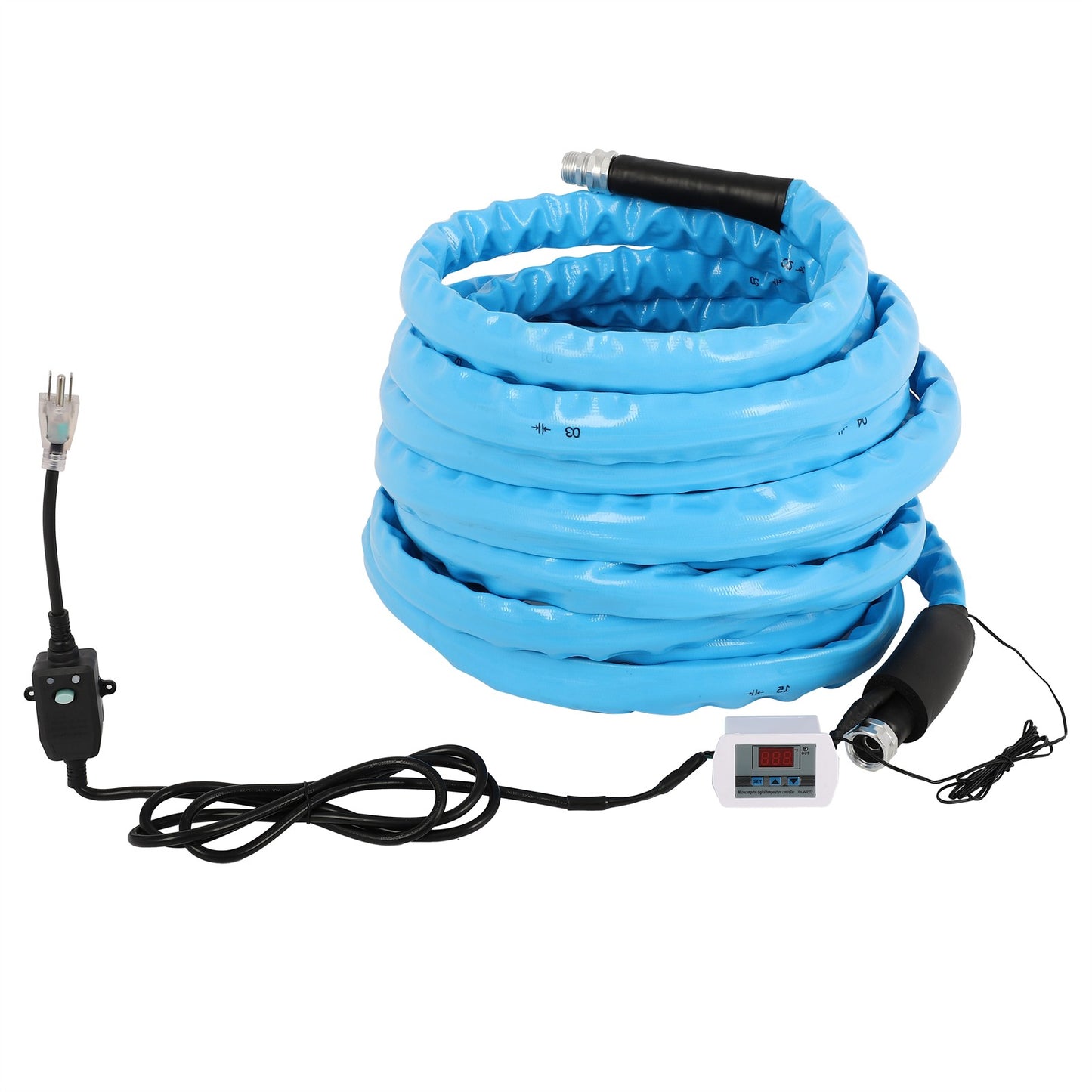 50 FT Heated Water Hose for RV,Heated Drinking Water Hose with Thermostat