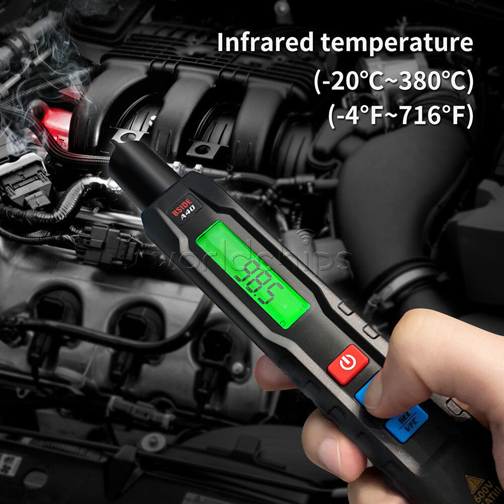 BSIDE A40 Infrared Thermometer Electric Pen Type Intelligent Multimeter