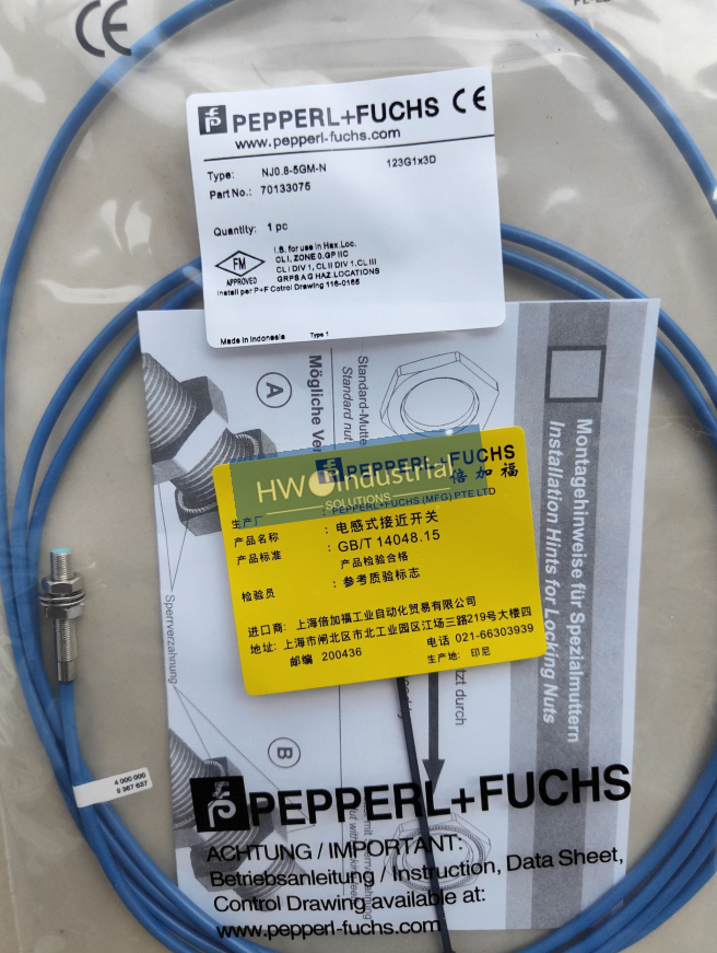 1PC  for Pepperl+Fuchs NJ0.8-5GM-N Proximity Switch Sensor NJ0,8-5GM-N