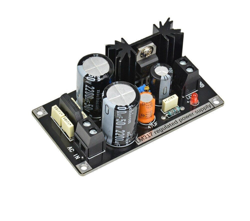 Adjustable Regulated Power Supply Board LM317 AC-DC with Rectifier Filter Boards