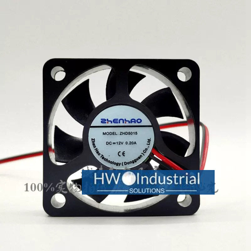 MODEL ZHD5015 12V 0.2A 5015 5CM Small Cooling Fan