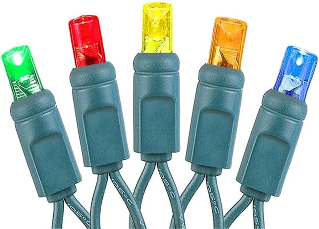 46.5ft LED Chasing Christmas String Lights - 140 Bulbs, 16 Functions, Multicolor