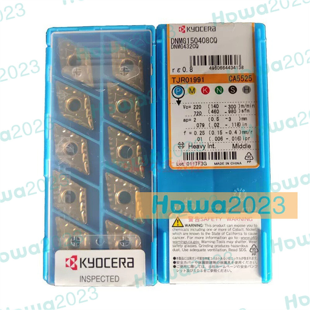 10Pcs/BOX Kyocera DNMG150408CQ CA5525 Turning Blade Carbide Inserts