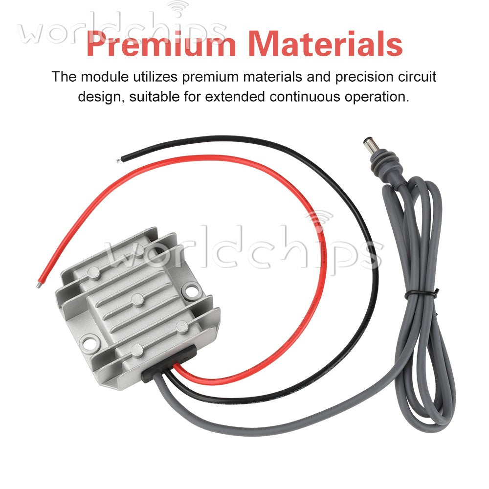 DC 12V24V to DC 30V 3.5A Power Cord Converter Boost Conversion Module Waterproof