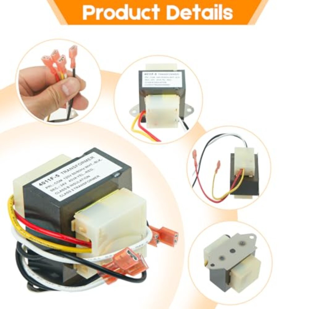 HVAC Transformer 120 To 24V Transformer Home Heating System Current Protection
